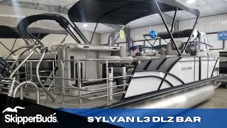 2022 Sylvan L3 DLZ Bar TriToon Boat Tour SkipperBuds [upl. by Saucy159]