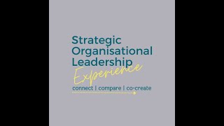 Strategic Organisational Leadership Experience SOLE Webfair [upl. by Kung521]