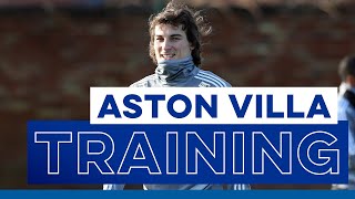 Training  Aston Villa vs Leicester City  201920 [upl. by Nosidam639]