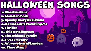 Clean Halloween Songs Playlist 🎃 Best Halloween Music of All Time [upl. by Immak980]