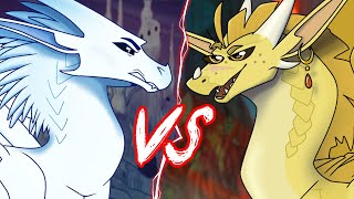 Qibli vs Winter  Epic Rap Battles of Pyrrhia [upl. by Dnaletak]