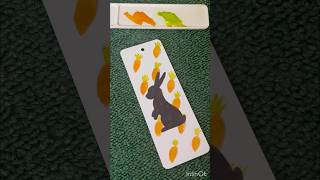 🥕🐰DIY BOOKMARK IDEAS🐰🥕bookmark diy art shorts [upl. by Ynnaf62]