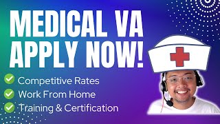 Apply Now as a Medical Virtual Assistant Philippines [upl. by Enelaj87]