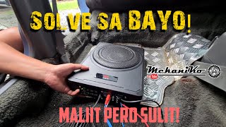 Dagdag bayo  subwoofer installation  Kinetic KA10US  mekaniko [upl. by Nylidam]