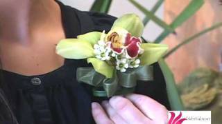 Westmount Florist  How to put on a Corsage [upl. by Maxia]