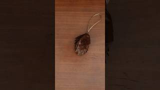 How to Make a Pine Cone Ornament  Christmas Decorations shorts [upl. by Yarised]