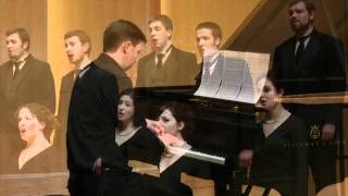 CWU Chamber ChoirGjeilo quotUbi Caritasquot with piano improv [upl. by Bronder]