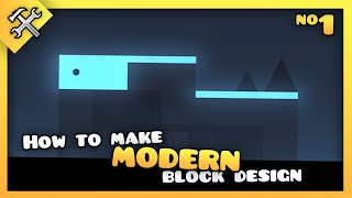 TUTORIAL How to make modern block design 1 [upl. by Notslah606]