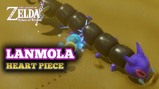 How to Defeat Lanmola in Zelda Echoes of Wisdom  Sand Worm Heart Piece Quest Guide [upl. by Airehs]