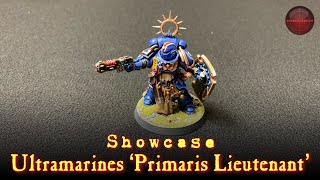 Ultramarines Primaris Space Marine Bladeguard Lieutenant Warhammer 40k 9th Edition [upl. by Koziarz365]