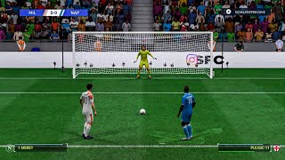 EA FC25  AC Milan Vs SSC Napoli Penalty Shootout  Serie A [upl. by Kirschner]