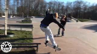 blaarmeersen skatepark in Gent op 1 Maart 2023 [upl. by Herwig143]