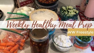 Meal Prep with Me  Healthy Turkey Chili  WW Freestyle [upl. by Eiramesor]