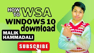 How to Install WSA on Windows 10 Latest Update 2024 [upl. by Niassuh]