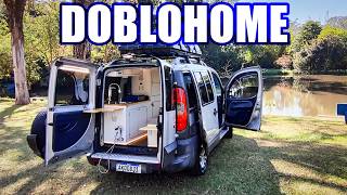 DoBlues  A Doblo Motorhome MAIS bonita deste Brasil [upl. by Ymmit]