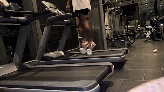 Walking in heelless shoes on treadmill  Pleaser Craze809 walking [upl. by Inman552]