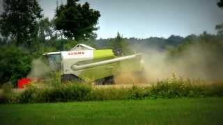 Claas Mähdrescher 450 Harvester Ernte 2013 [upl. by Eiclek]