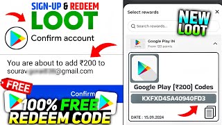 100 how to get free redeem code  google play redeem code free  redeem code for play store 2024 [upl. by Azeel]