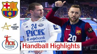 Barclona 🆚 OTP Bank  PICK Szeged Handball Highlights EHF Champions League 2024 [upl. by Rinum787]