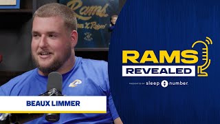 Beaux Limmer Talks About Being A Rookie Starter Gelling With Fellow Offensive Linemen amp More [upl. by Tremain434]