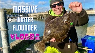 Winter Flounder Fishing Campaign  I Couldn’t Believe I Hooked This Fish On My Pop Up Rig Vlog82 [upl. by Geralda]