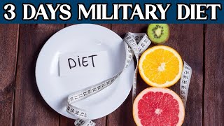 Can the Military Diet Will Make You Lose 10 Pounds In 3 Days Unlocking the Truth [upl. by Licastro346]