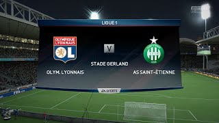 FIFA 16  Olympique Lyonnais vs SaintÉtienne  Stade de Gerland [upl. by Echo614]