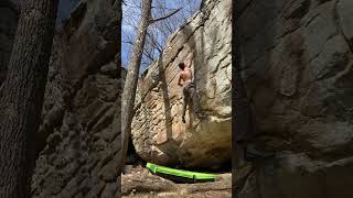 The Merovingian v6 Stone Fort Bouldering  Little Rock City Bouldering [upl. by Orihakat221]