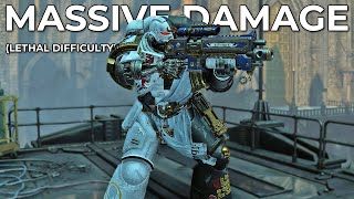 Space Marine 2 – Insane Tactical Damage Trivializes Chaos On Lethal Difficulty Solo Bolt Rifle [upl. by Orms]