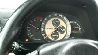 Lexus IS200 acceleration 0100 kmh [upl. by Jemmy]