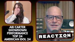 Abi Carter  full performance showstopper  American Idol 24  Producer Reaction [upl. by Calder957]