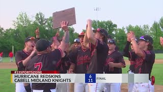 Cabell Midland downs Hurricane to win regional [upl. by Mines960]