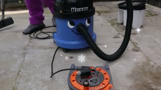 Vacuuming with Numatic Henry Wash Wet and Dry Vacuum Cleaner [upl. by Crain]