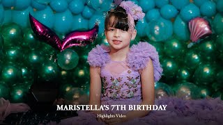 Maristellas 7th Birthday  Highlights Video by Nice Print Photography [upl. by Haleak]