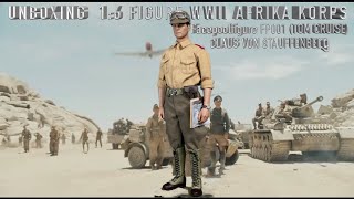 UNBOXING FACEPOOL FP001 16 WWII CLAUS VON STAUFFENBERG TOM CRUISE Afrika Korps Tunisia [upl. by Daile]