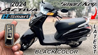 New 2024 Activa HSmart❤️ Smart Key वाली Activa😍2024 Activa Price Mileage New Features Full Details [upl. by Eenerb]