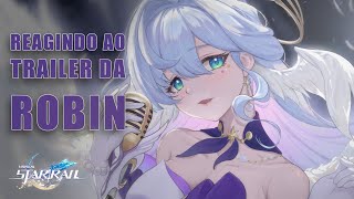 REAGINDO AO TRAILER DA ROBIN [upl. by Kinghorn]