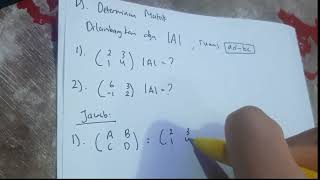 determinan matriks kelas 11 oleh alaika f azim [upl. by Rohn]