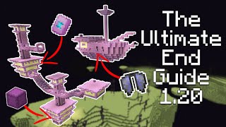 End Cities Shulkers and Elytra l The Ultimate End Guide 120 Minecraft Survival Bedrock amp Java [upl. by Yeslehc]