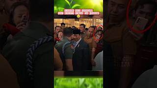 Untung pak Prabowo menoleh 😥 komando prajurit prajurittangguh tniad prajurithandal bravo [upl. by Eedya546]