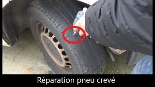 PNEU CREVÉ REPARER SOIS MÊME [upl. by Truman]