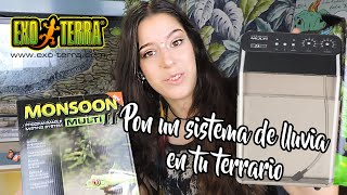 Cómo Colocar un Sistema de Lluvia Automático SORTEO Review Monsoon Multi II Exo Terra 💦 [upl. by Nilorac]