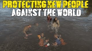 Miscreated Protecting New People Against The World Fighting Bandits [upl. by Enilkcaj118]