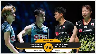 Dechapol PuavaranukrohSapsiree Taerattanachai vs YutaArisa  India Open 2024 Badminton [upl. by Colon221]