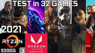 Test 32 Games with Ryzen 3 3200G Vega 8 amp 16GB RAM [upl. by Selway]