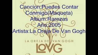 Puedes Contar ConmigoMaquetaLa Oreja De Van Gogh [upl. by Anuqahs]