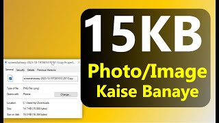 15 kb photo size kaise kare  image resizer 15kb  15 kb size ki image photo kaise banaye [upl. by Vandyke]