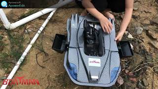 Boatman Leader Pro bait boatConnection of Battery amp Battery Capacity Introduction [upl. by Onnem34]