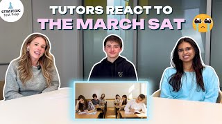 Tutors React to the March SAT  Expert Analysis and Tips [upl. by Minetta486]