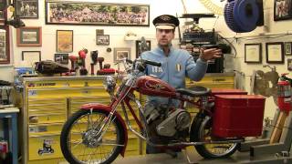 Whizzer Delivery Servie Motor Bike  1950 [upl. by Iatnahs162]